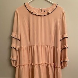 Peach Shirt Dress